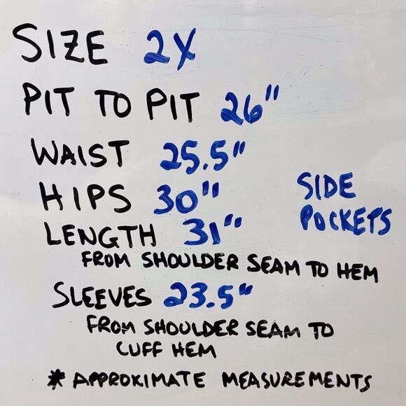 Calessa Tunic Top White Pink Floral Frenzy 2X Roll Tab Sleeves Pockets Button Up - Picture 3 of 9